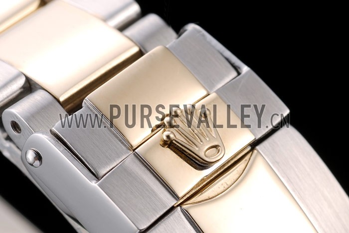 Rolex GMT Master II Gold Colored Ceramic Bezel Brown Dial Tachymeter