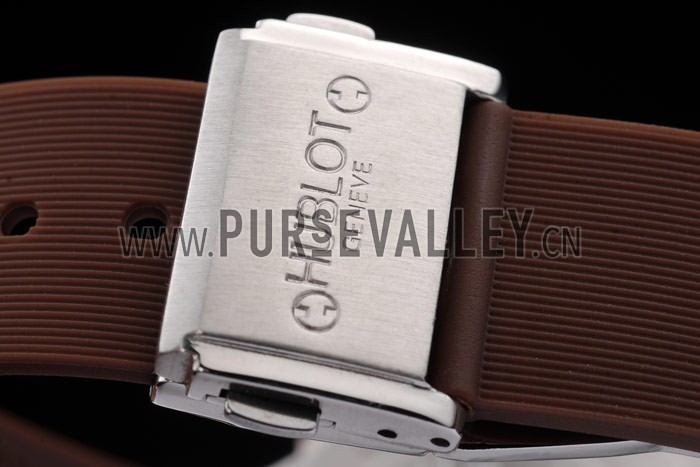 Hublot Big Bang Brown Strap White Dial Watch