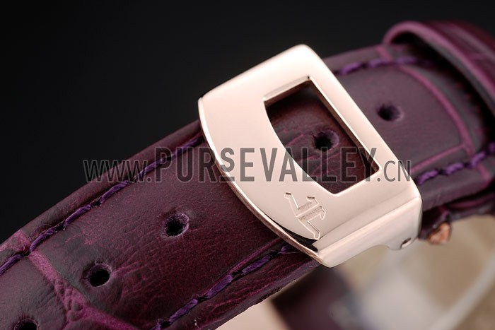 Jaeger le Coultre Reverso Squadro Lady Brown Leather Strap White Dial 41965