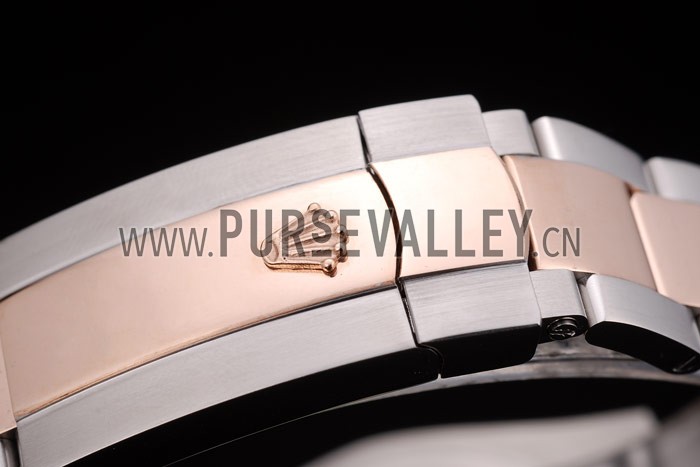 Rolex DateJust Brushed Stainless Steel Case Brown Dial Diamond Plated 41994