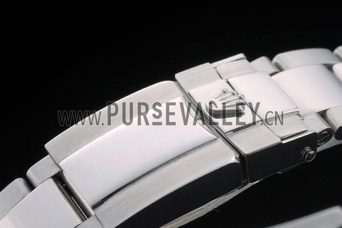 Rolex Daytona Black Ceramic Tachymeter Stainless Steep Strap White Dial 80249