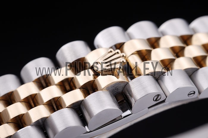 Rolex Datejust Gold Dial Ribbed Bezel 7450