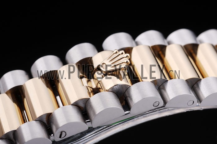 Rolex Datejust Grey Dial Gold Ribbed Bezel 7479