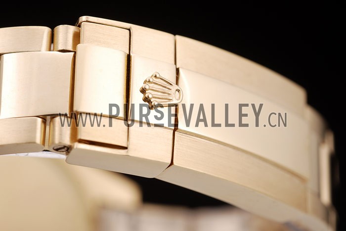 Rolex Yacht Master Gold Tachymeter Gold Dial 98232