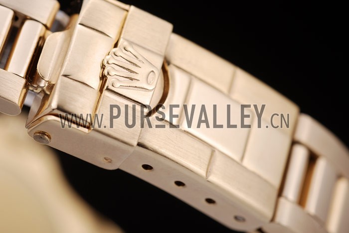 Rolex Yacht Master Gold Tachymeter Gold Dial 98233