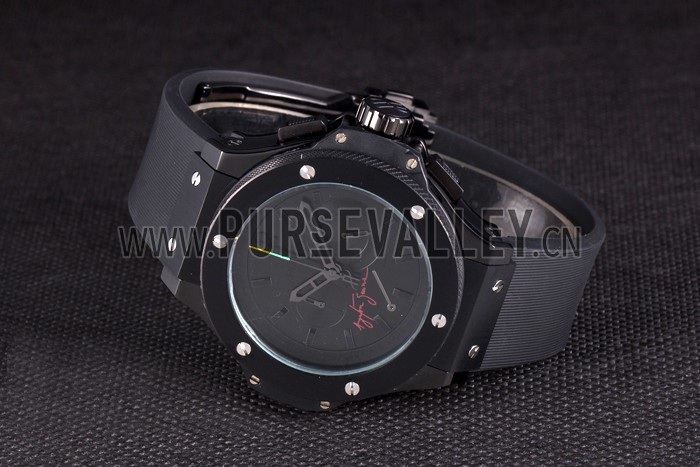 Hublot Limited Edition Ayrton Senna Black Dial Watch