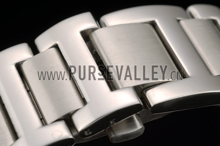 Cartier Ballon Bleu Chronograph White Dial Stainless Steel Case And Bracelet