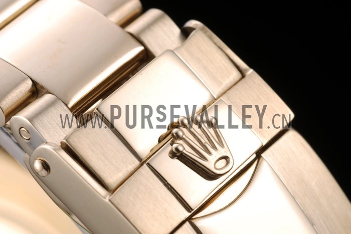 Rolex GMT Master II Gold Colored Ceramic Bezel Gold Dial Tachymeter