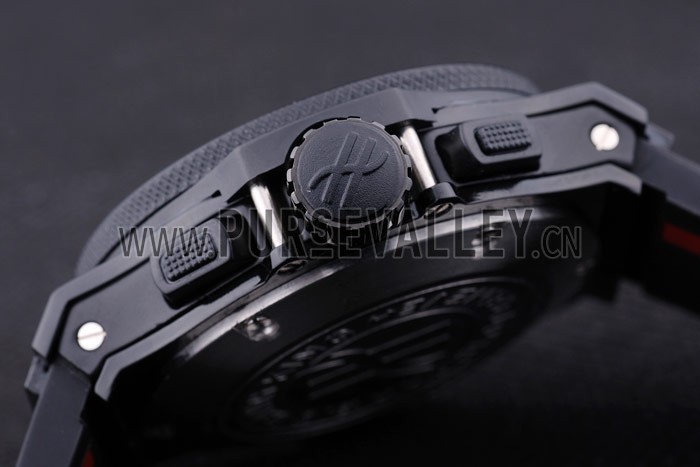 Hublot Limited Edition Ayrton Senna Black Dial Watch Red Hands