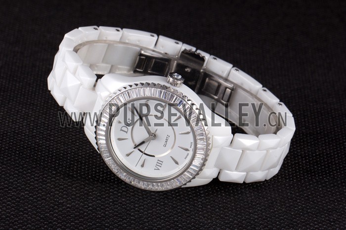 Dior VIII Baguette Cut White Diamonds cd01 621354