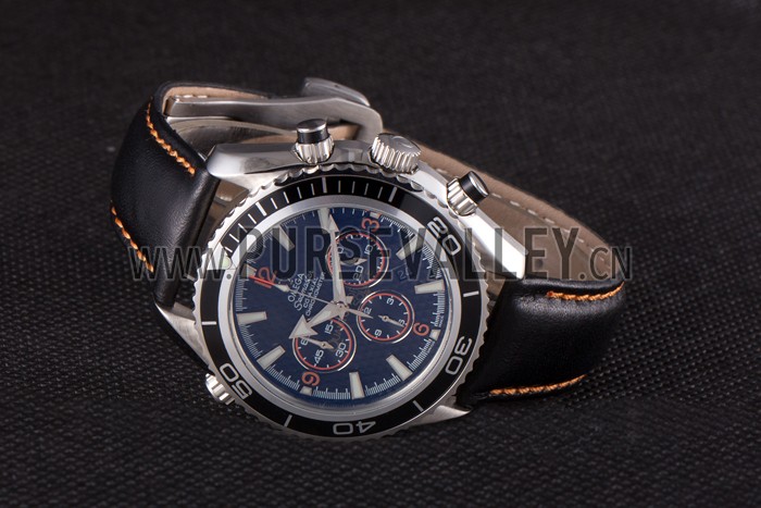 Omega Seamaster Planet Ocean Co-axial Black Case Black Dial 98101