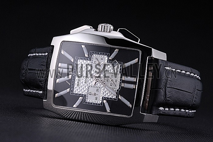 Breitling Bentley Flying B Chronograph Leather Bracelet Watch 622330