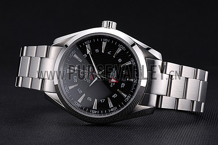 Omega Seamaster Planet Ocean GMT Black Dial Stainless Steel Band 622398