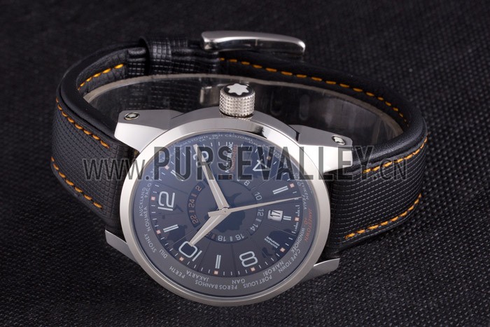 Montblanc Timewalker Hemispheres Leather Strap 621625