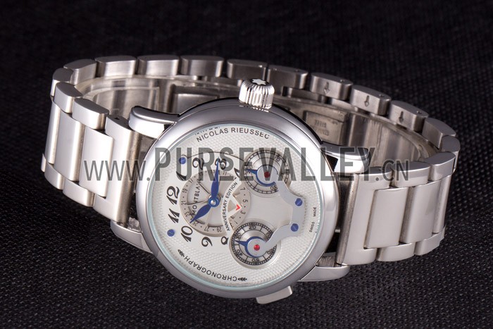 Montblanc Nicolas Rieussec Anniversary Edition Stainless Steel Bracelet 621629