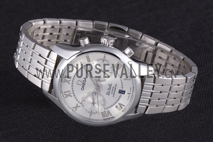 Omega DeVille Stainless Steel Links White Dial 621561