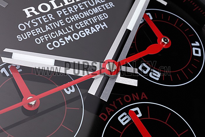 Rolex Daytona Cosmograph Wall Clock Black-Red 621908