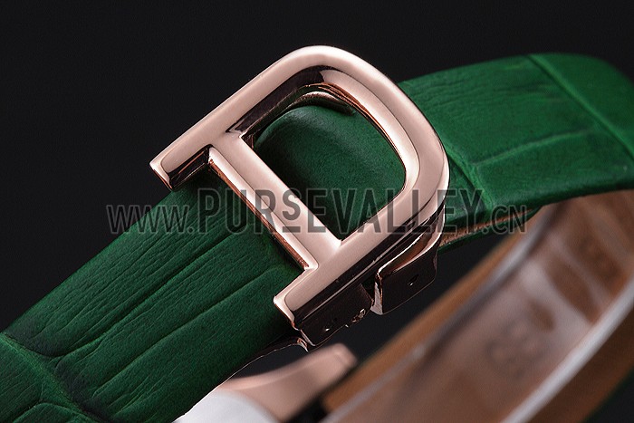 Cartier Santos 100 Diamond Rose Gold Bezel 621912