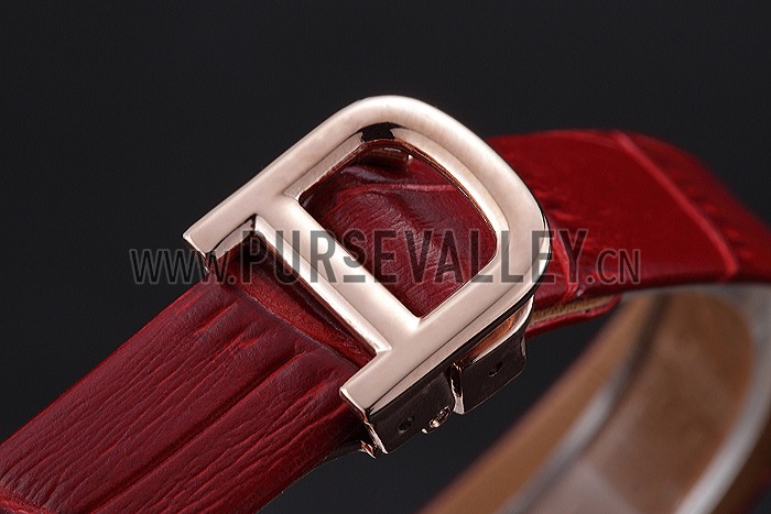 Cartier Santos 100 Diamond Rose Gold Bezel 621917