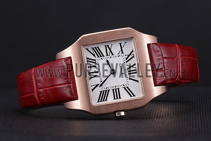 Cartier Santos 100 Polished Rose Gold Bezel 621919