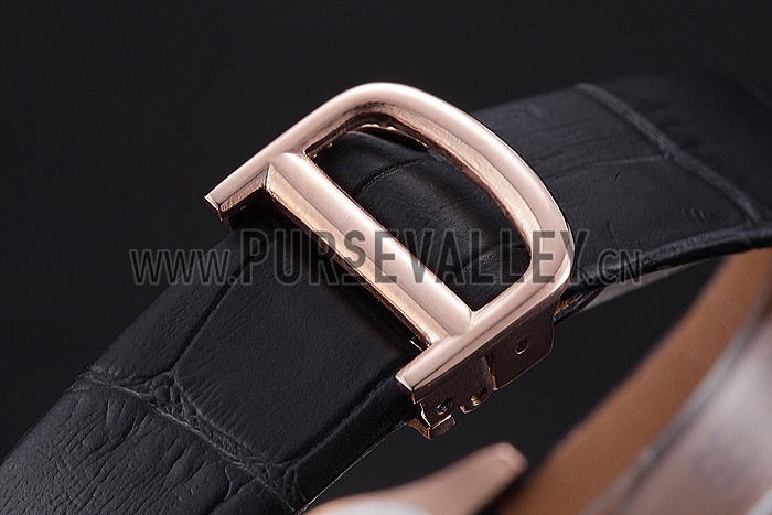 Cartier Santos 100 Diamond Rose Gold Bezel 621925