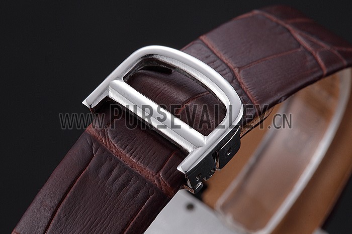 Cartier Santos 100 Diamond Silver Bezel 621926