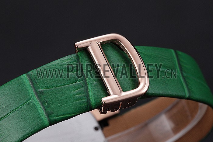 Cartier Santos 100 Diamond Rose Gold Bezel 621930