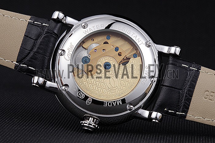 Cartier Rotonde Flying Tourbillon White Dial 621956