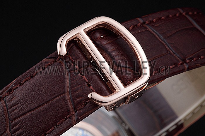 Cartier Rotonde Skeleton Flying Tourbillon Brown 621961