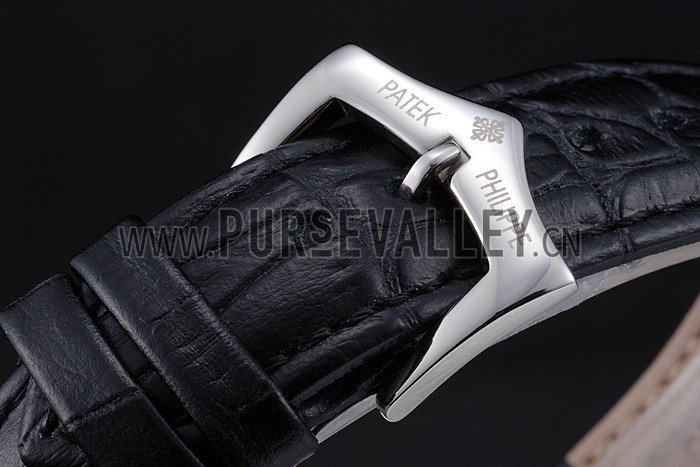 Patek Philippe Calatrava Stainless Steel Black Dial 621987