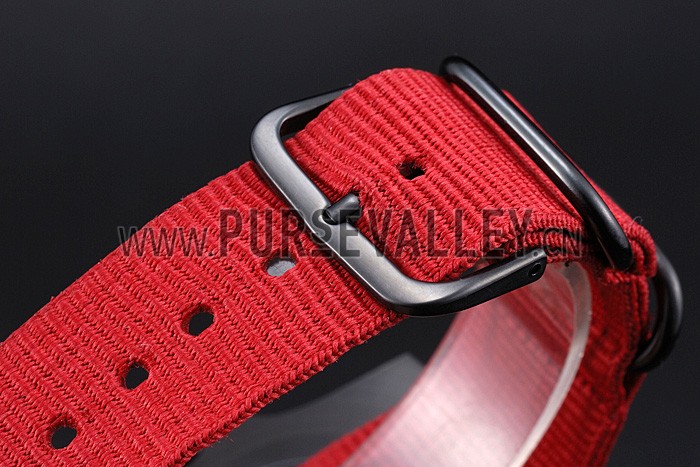 Rolex Stealth Submariner Red Nylon Strap 622010