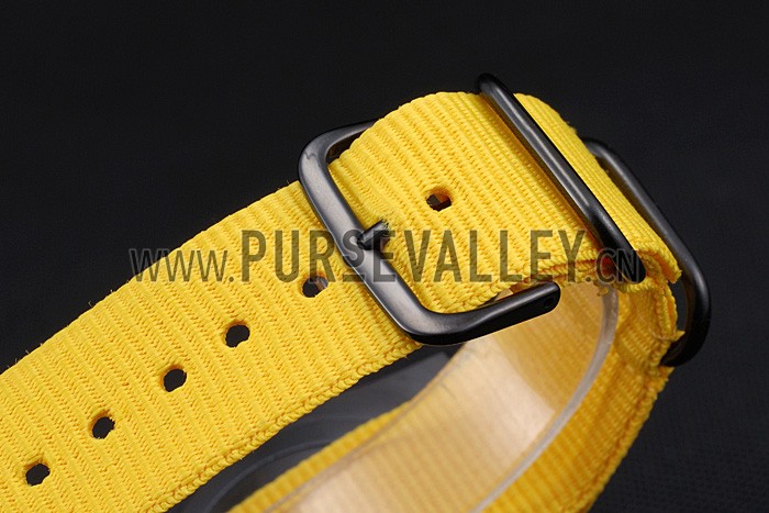 Rolex Stealth Submariner Yellow Nylon Strap 622012