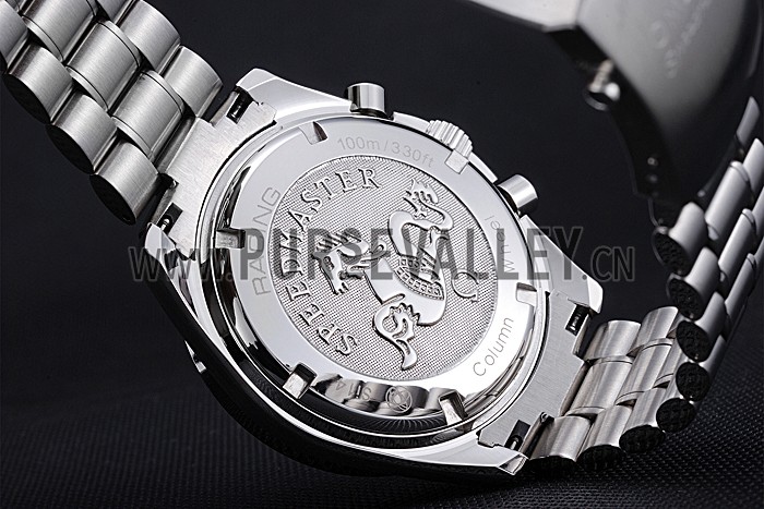 Omega Speedmaster White Grey Stainless Steel Strap 622051