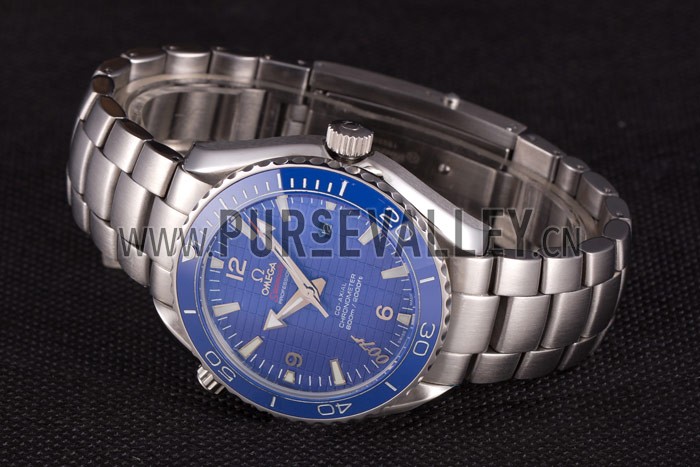 Omega James Bond Skyfall Watch with Blue Dial and Blue Bezel om230 621382