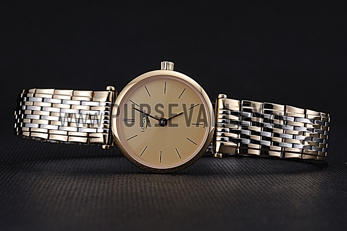 Longines La Grande Classique Two Tone Band Champagne Dial Femme 622096