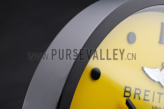 Breitling Superocean Wall Clock Black-Yellow 622464