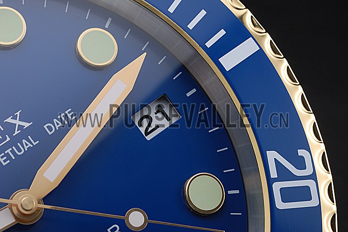 Rolex Submariner Wall Clock Blue 622475