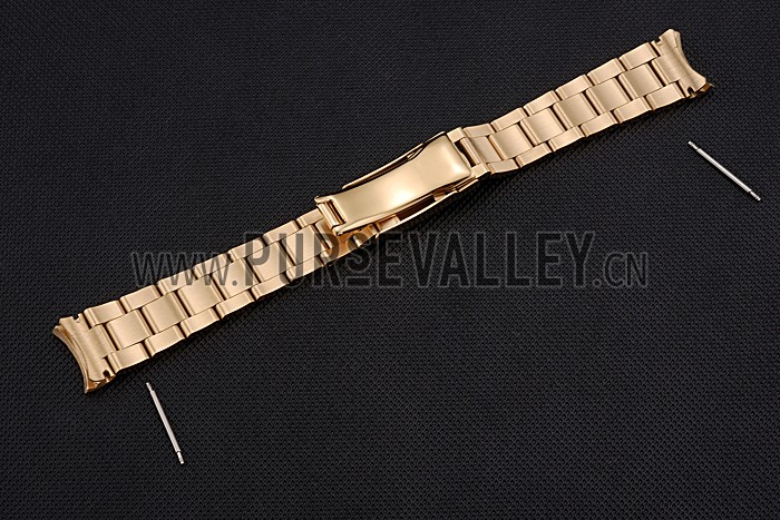 Rolex Polished and Brushed Gold Bracelet 622495