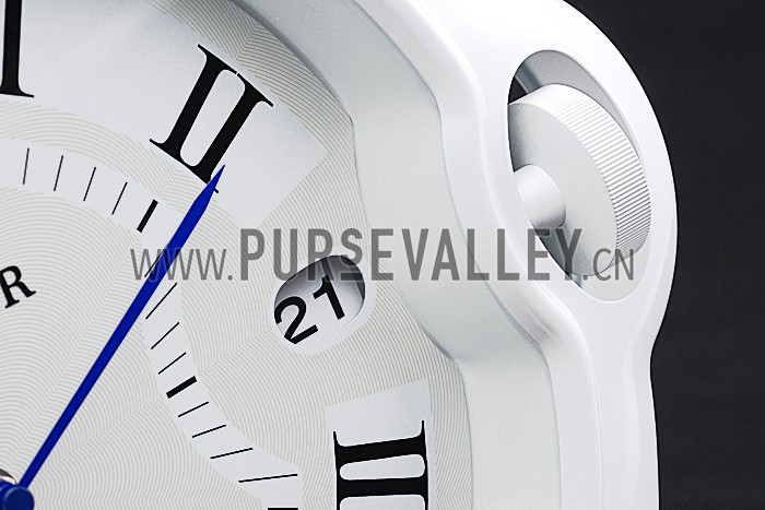 Cartier Bleu de Ballon Wall Clock White 622465