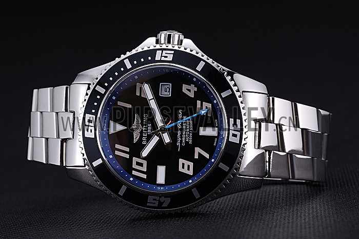 Breitling Superocean 44 Abyss Blue Accents Stainless Steel Bracelet 622506