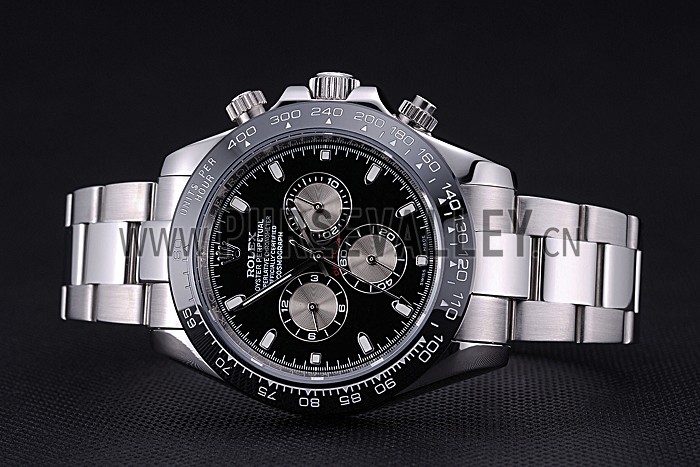 Rolex Cosmograph Daytona Black Dial Stainless Steel Bracelet 622543