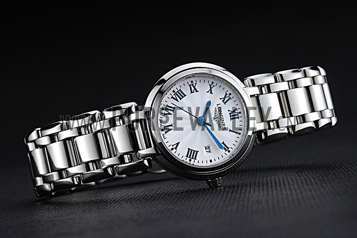 Longines PrimaLuna Stainless Steel Case Roman Numerals 622587