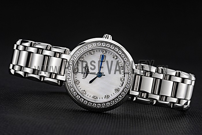 Longines PrimaLuna Stainless Steel Diamonds Case 622588