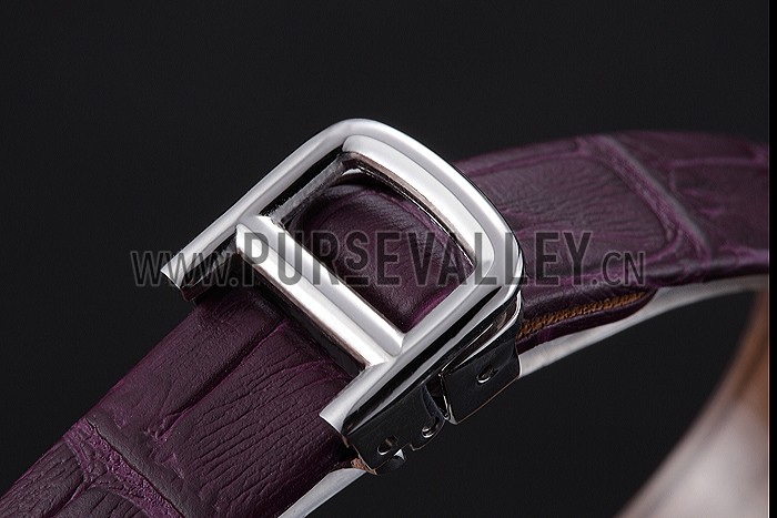 Cartier Santos 100 Diamond Silver Bezel 621911