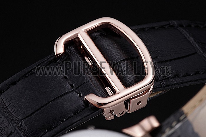 Cartier Rotonde Flying Tourbillon Black Dial 621944