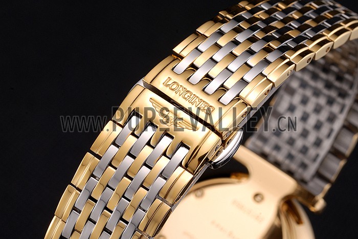 Longines La Grande Classique Two Tone Band Black Dial Homme 622097