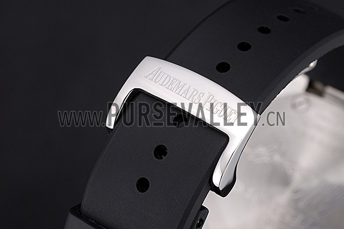 Swiss Audemars Piguet Royal Oak Offshore Black And Yellow Dial Stainless Steel Case Black Rubber Strap 622855