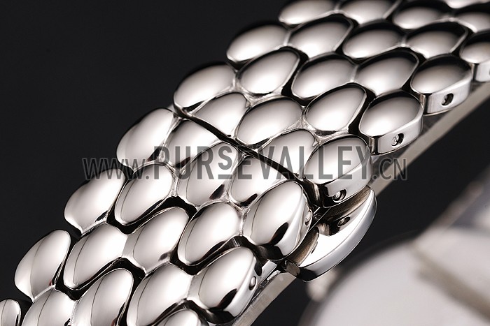 Omega De Ville Prestige Black Dial With Diamonds Stainless Steel Case And Bracelet