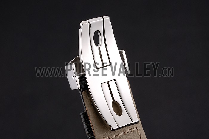 Swiss Panerai Luminor Marina White Dial Stainless Steel Case Black Leather Strap