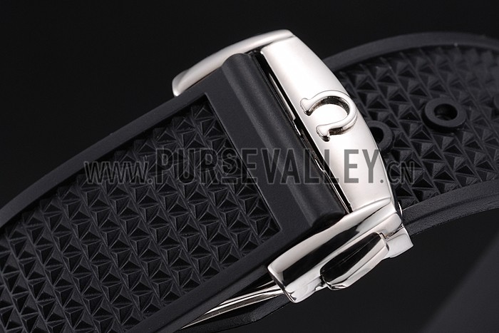 Omega Speedmaster Black Rubber Strap Black Dial 622041